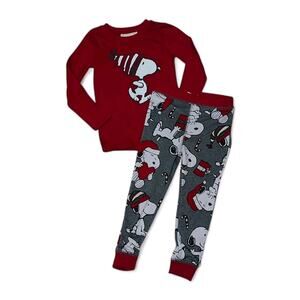 Munki Munki Peanuts Snoopy Pajama Size 2T Pre-owned Excellent Condition